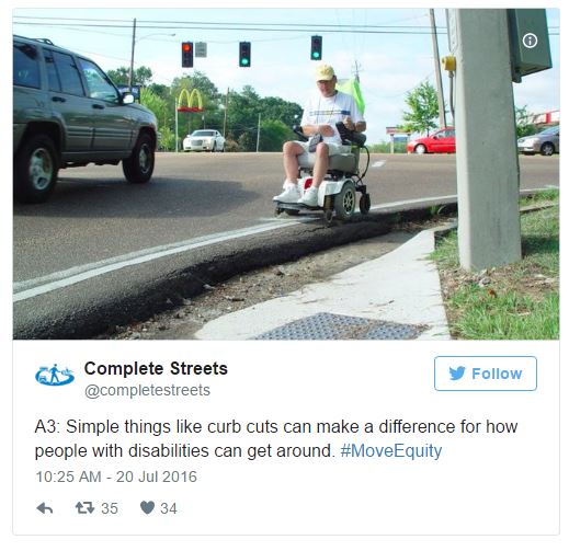 complete streets tweet