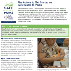 Five Actions to Get Started on Safe Routes to Parks Cover