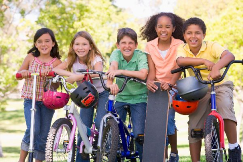 smiling children